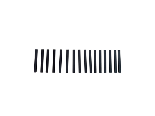 Extruded aluminum rail wire covers